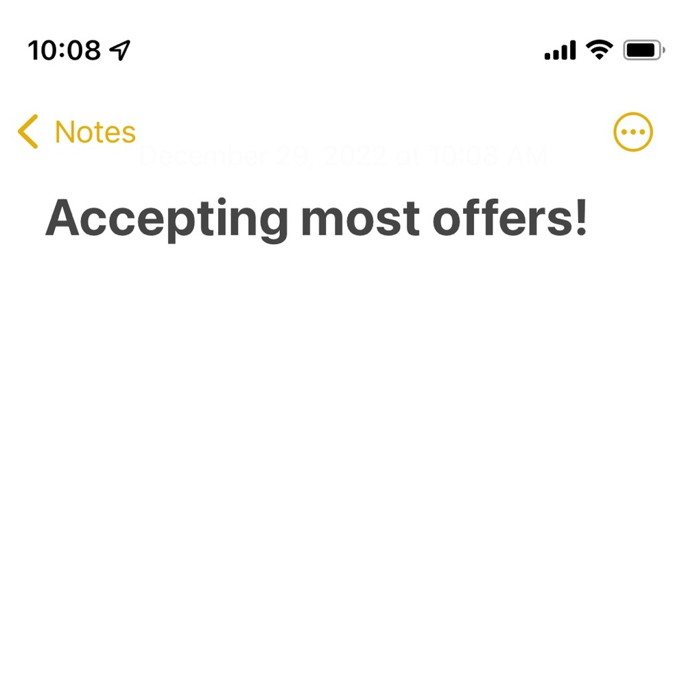 MOVING SALE: accepting offers!